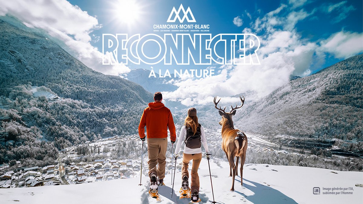 Une autre affiche de la campagne promotionnelle © Vallée de Chamonix-Mont-Blanc