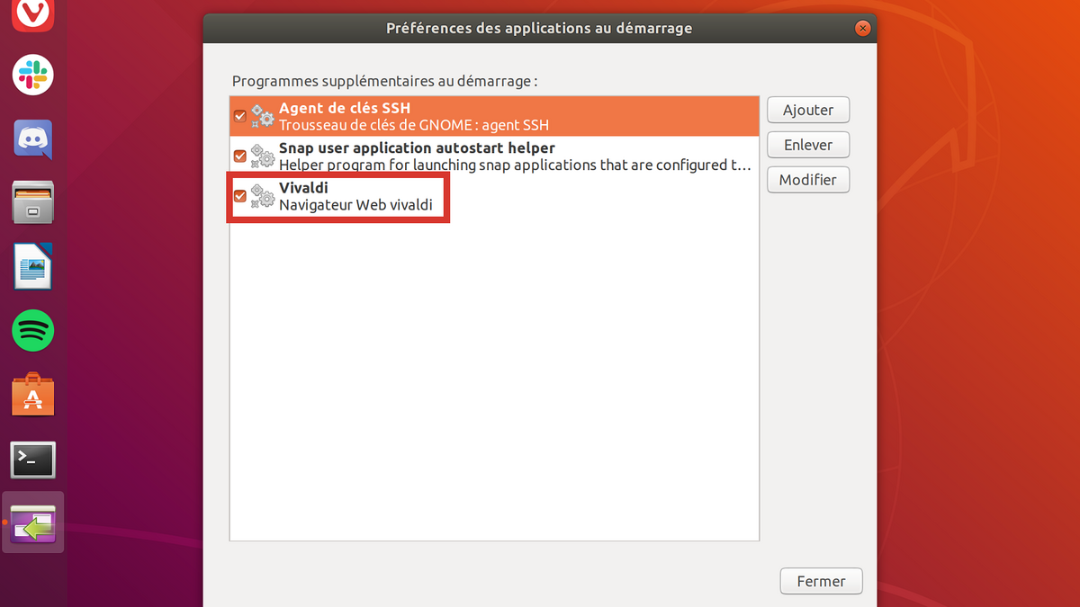 Lancement Ubuntu 13