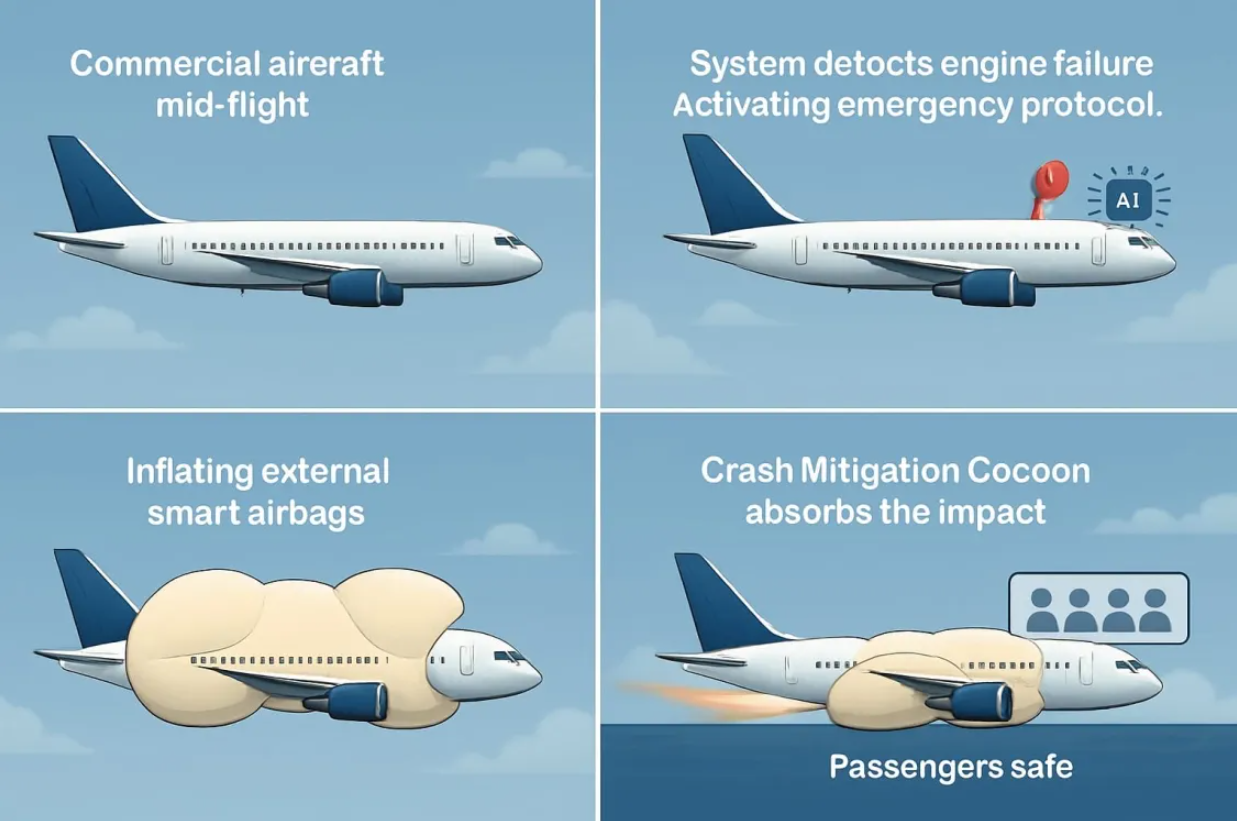 Un système de survie assisté par intelligence artificielle. © Eshel Wasim et Dharsan Srinivasan / Projet Rebirth
