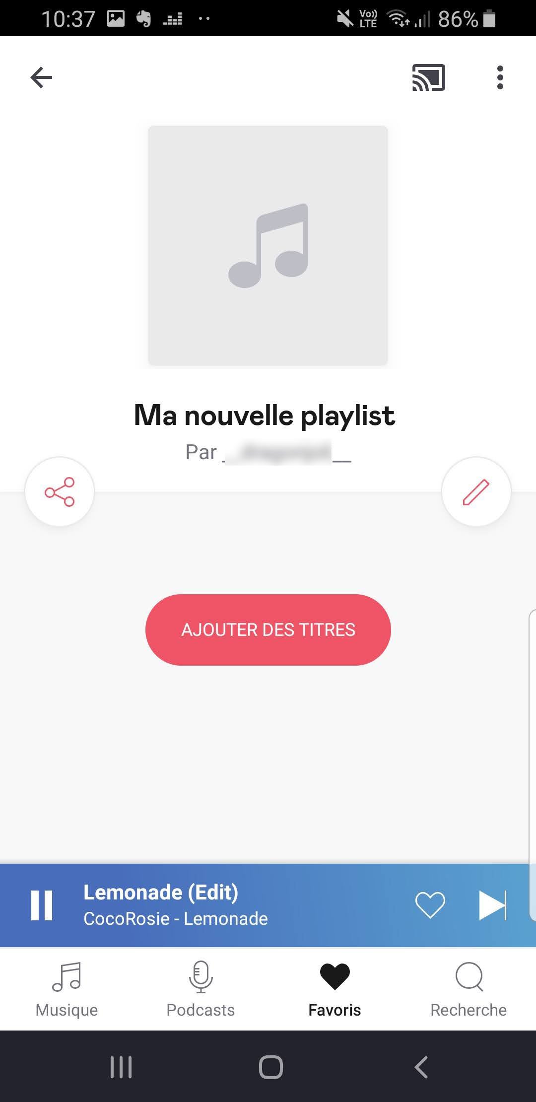 Playlists Deezer