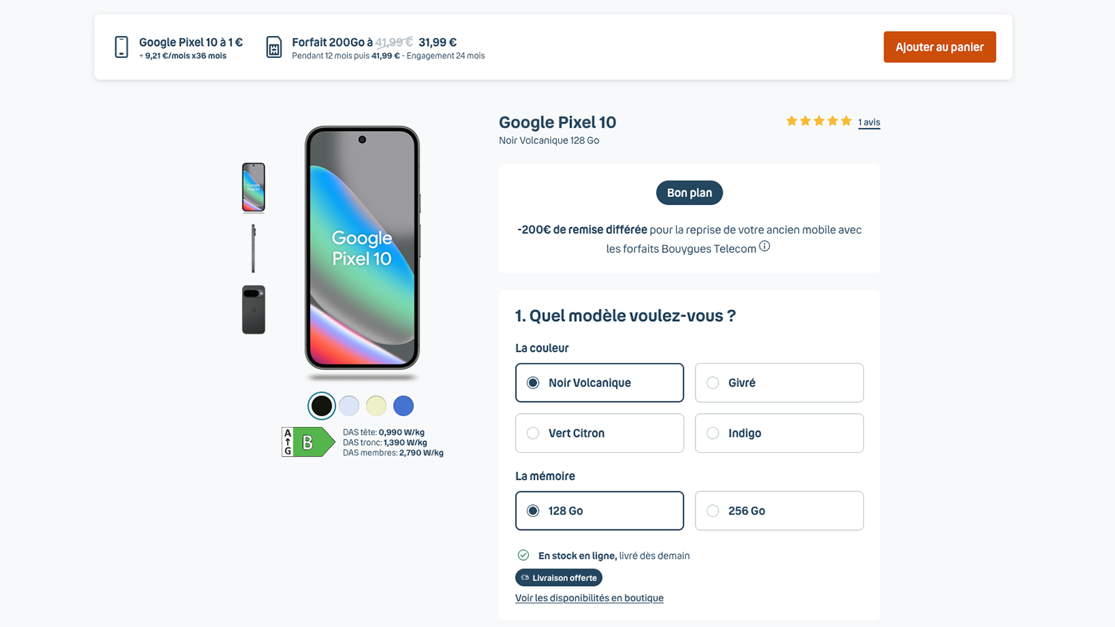 Un smartphone premium à 1 € et payable sur 36 mois : l’innovation devient enfin accessible à tous ©Bouygues Telecom