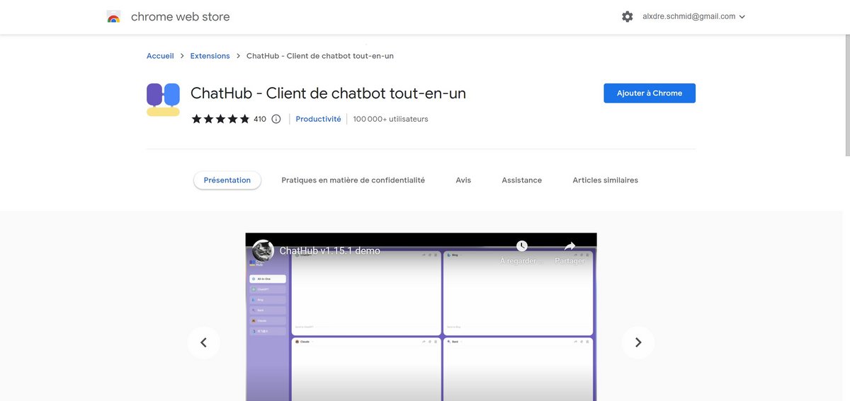 © Chrome Web Store / Alexandre Schmid pour Clubic