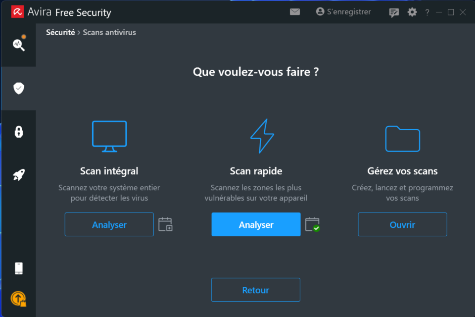 Avira Free Security - Scan