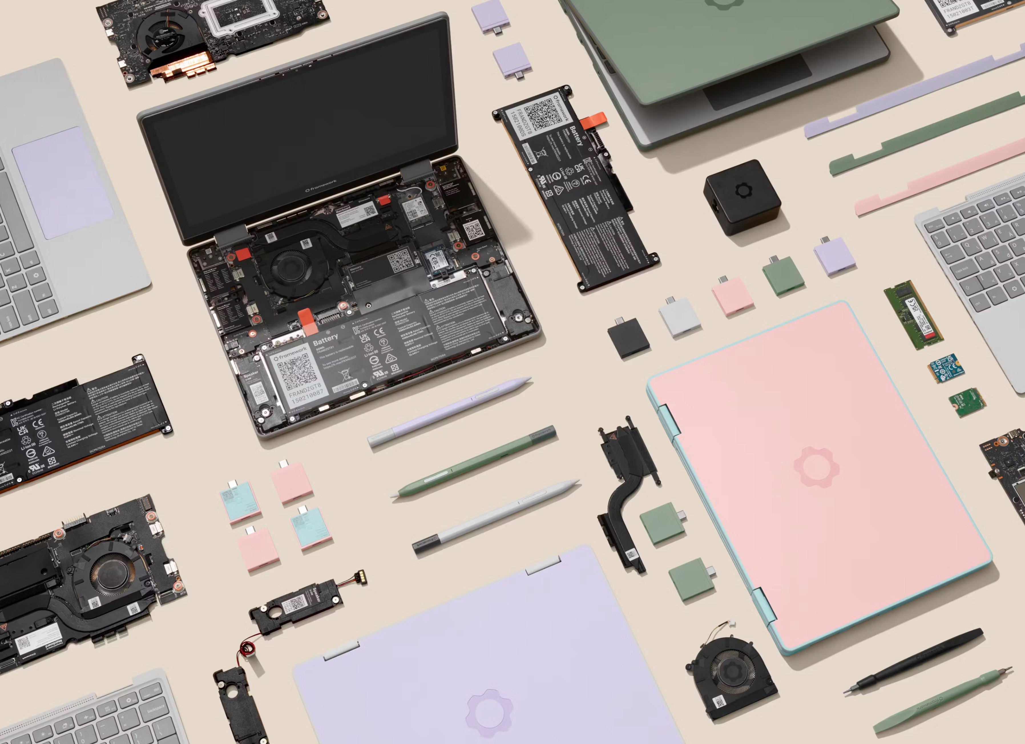 Le Framework Laptop 12 approche de sa commercialisation. © Framework