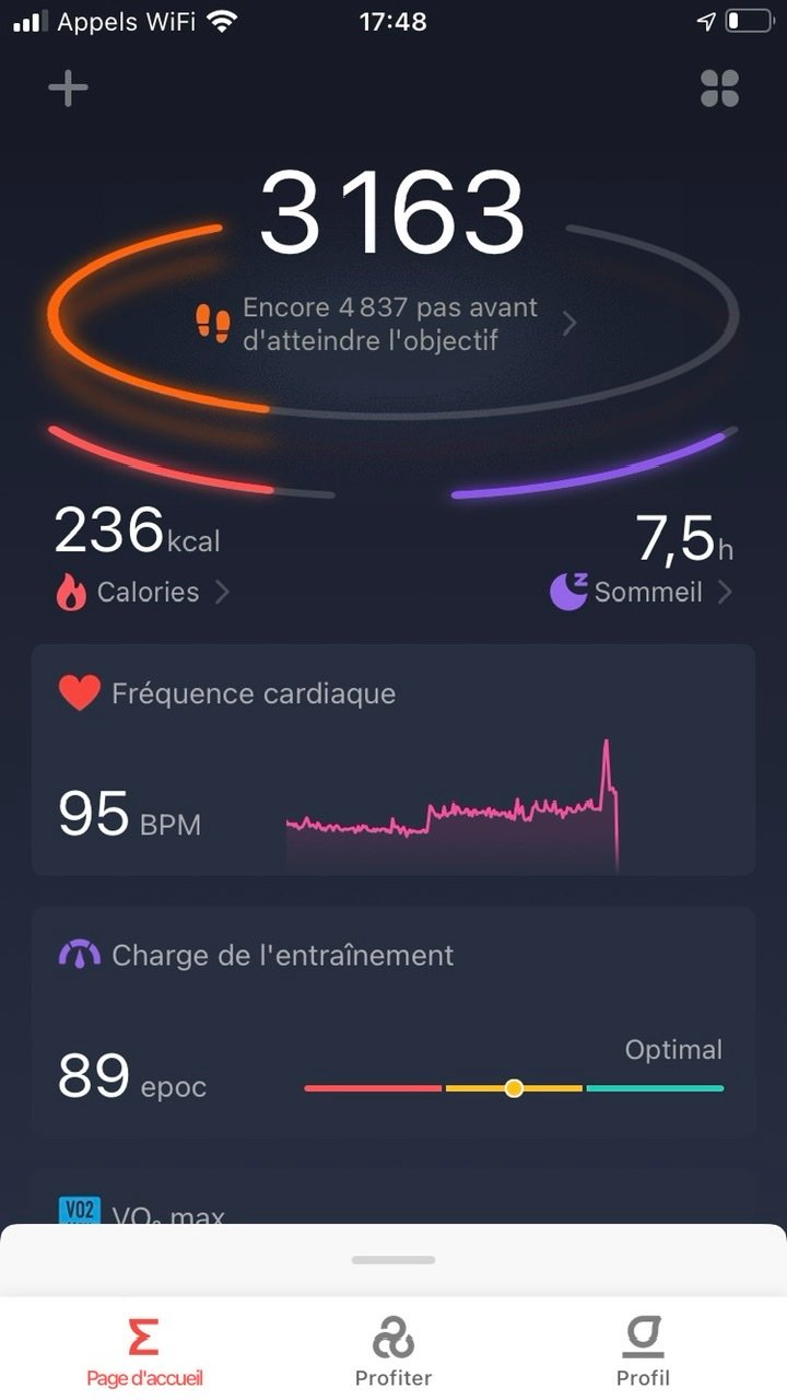 Amazfit T-Rex Pro - Appli 1