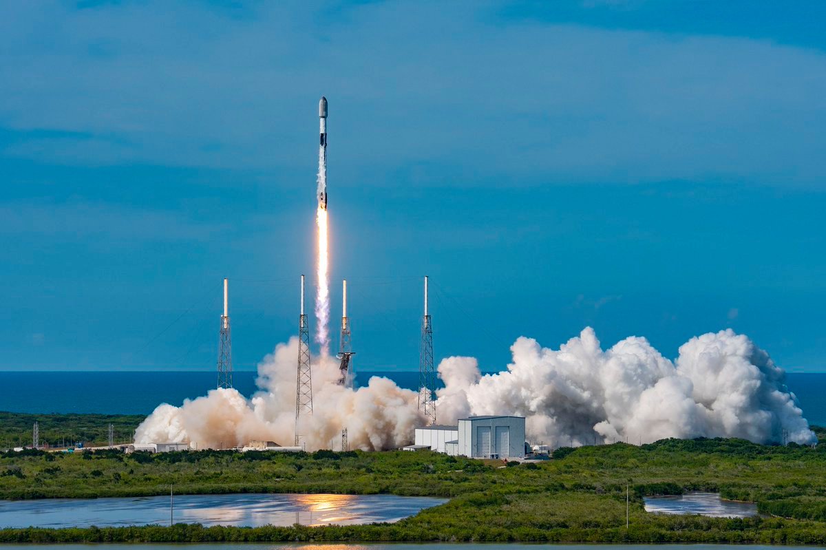 Falcon 9 décolle depuis son site de Cape Canaveral. 