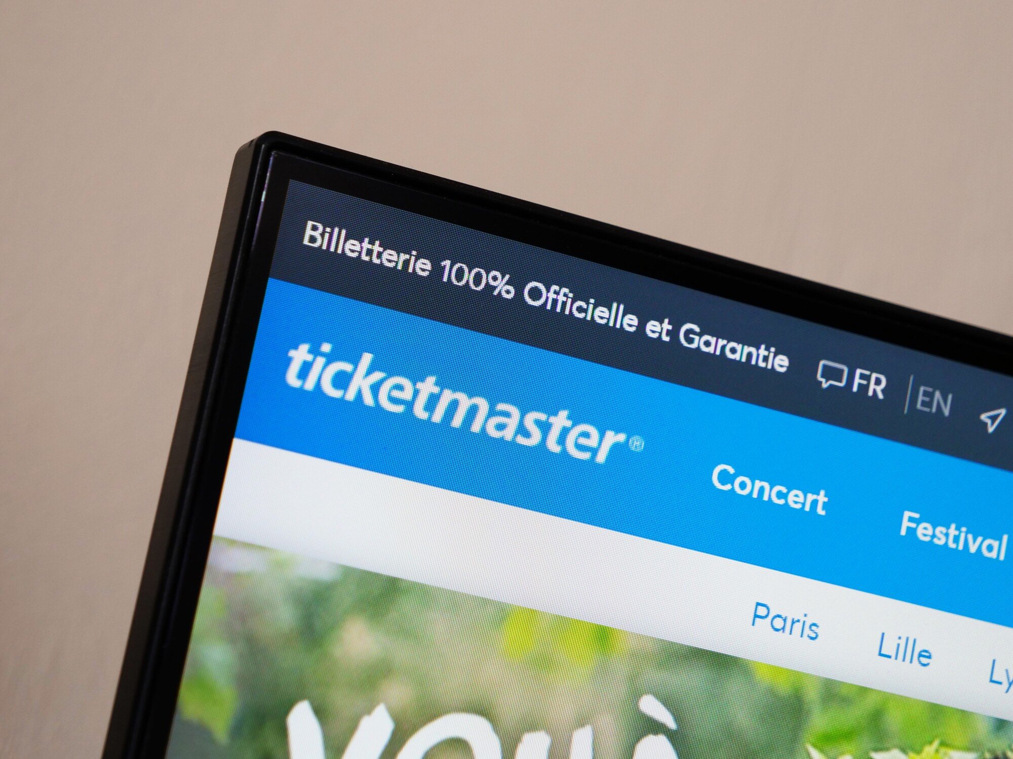 Sur le site de Ticketmaster © Alexandre Boero / Clubic