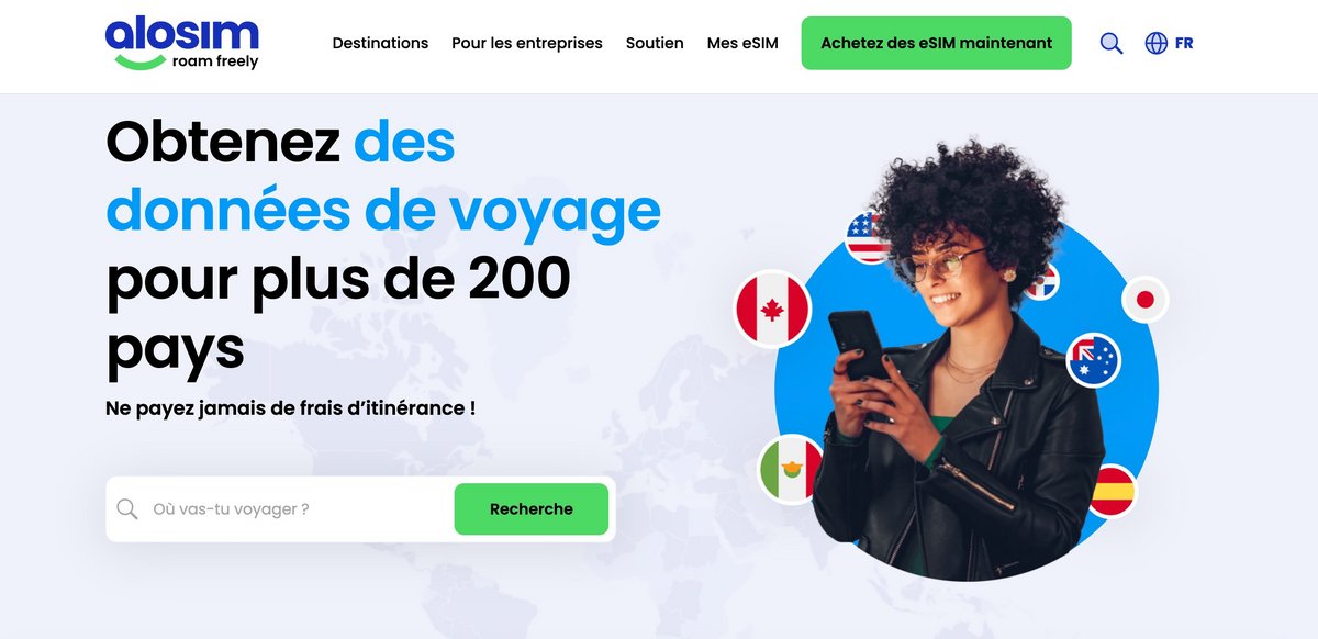 aloSIM, une société canadienne au service des voyageurs © aloSIM