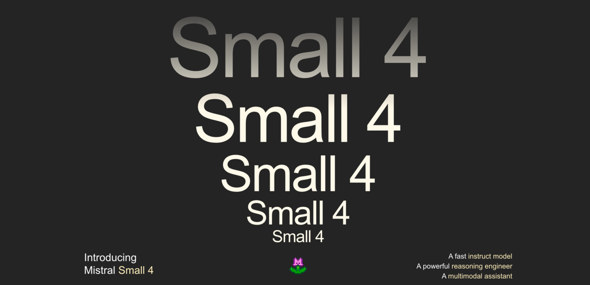 Mistral Small 4 © Mistral