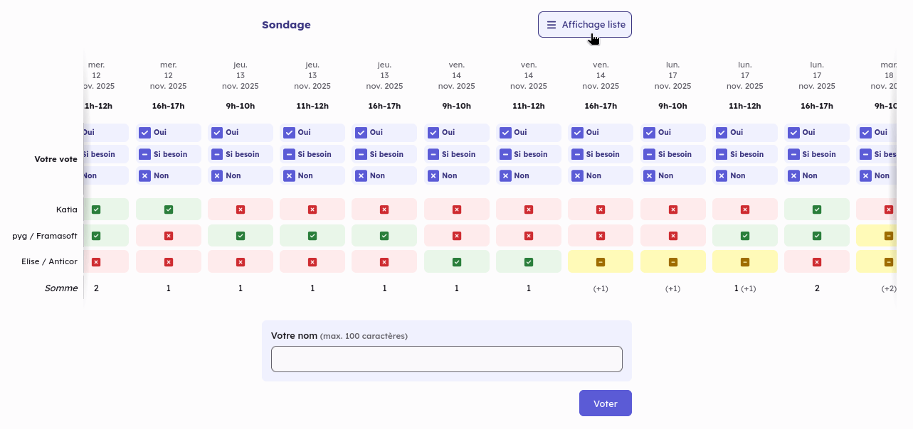 Framadate ©Framasoft