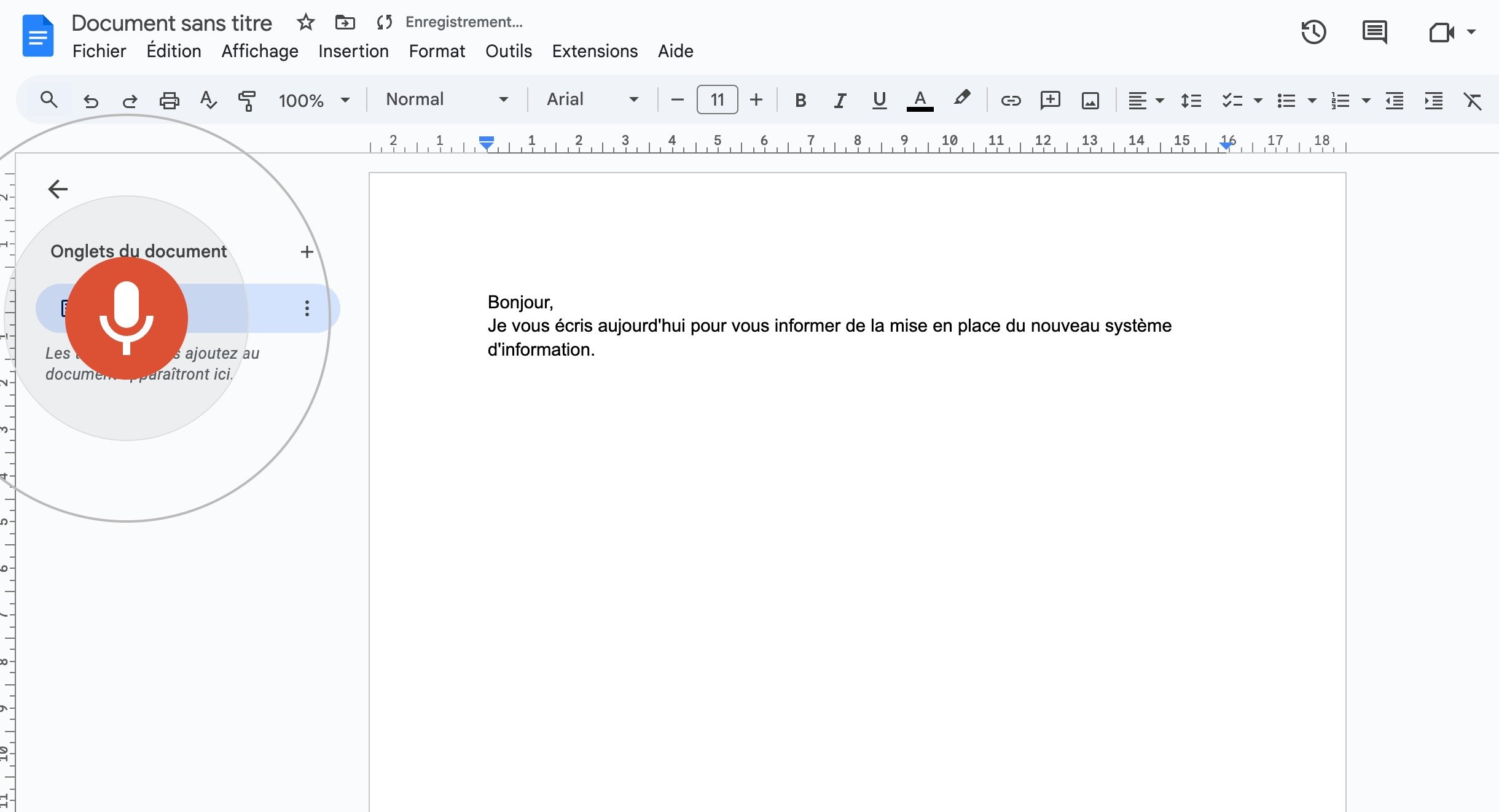 Dictez vos textes sur Google Docs © Mia Ogouchi pour Clubic