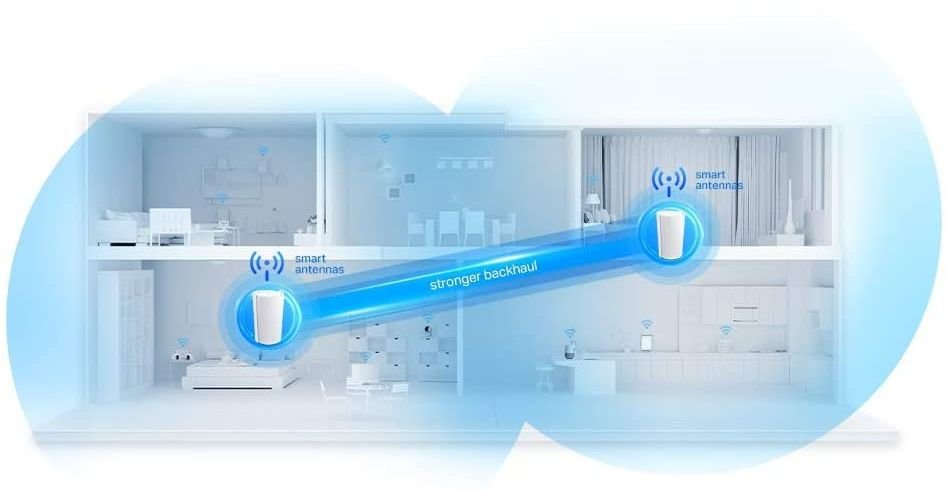 TP-Link insiste sur la qualité du lien (backhaul) entre ses deux bornes © TP-Link