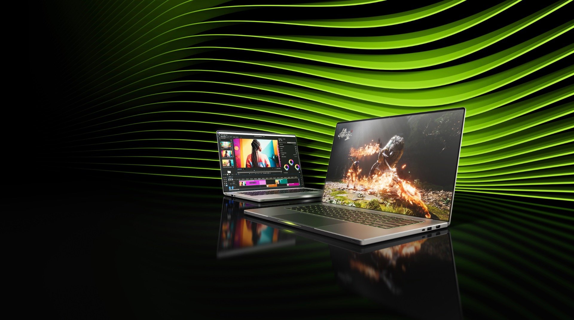 Les RTX 5060 mobiles ne sont pas encore disponibles, mais leurs performances se précisent. © NVIDIA