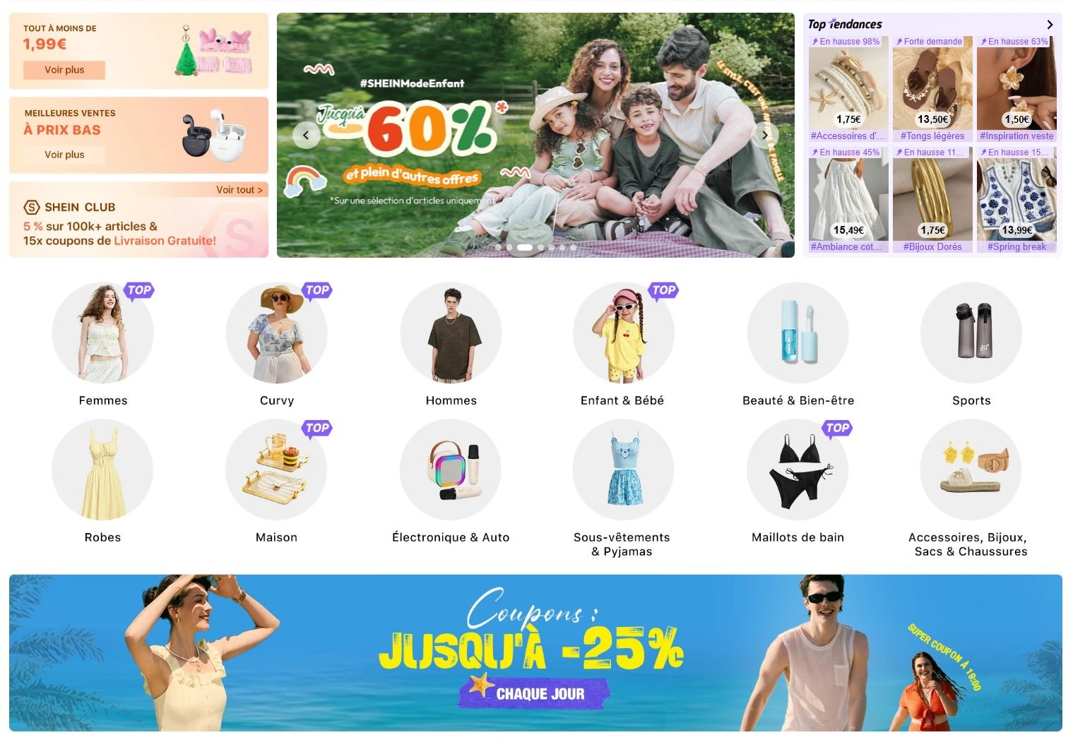 Depuis quelques années déjà, Shein est accusé de violations des droits humains, de plagiat, d'utiliser des produits toxiques dans ses vêtements...  ©Shein