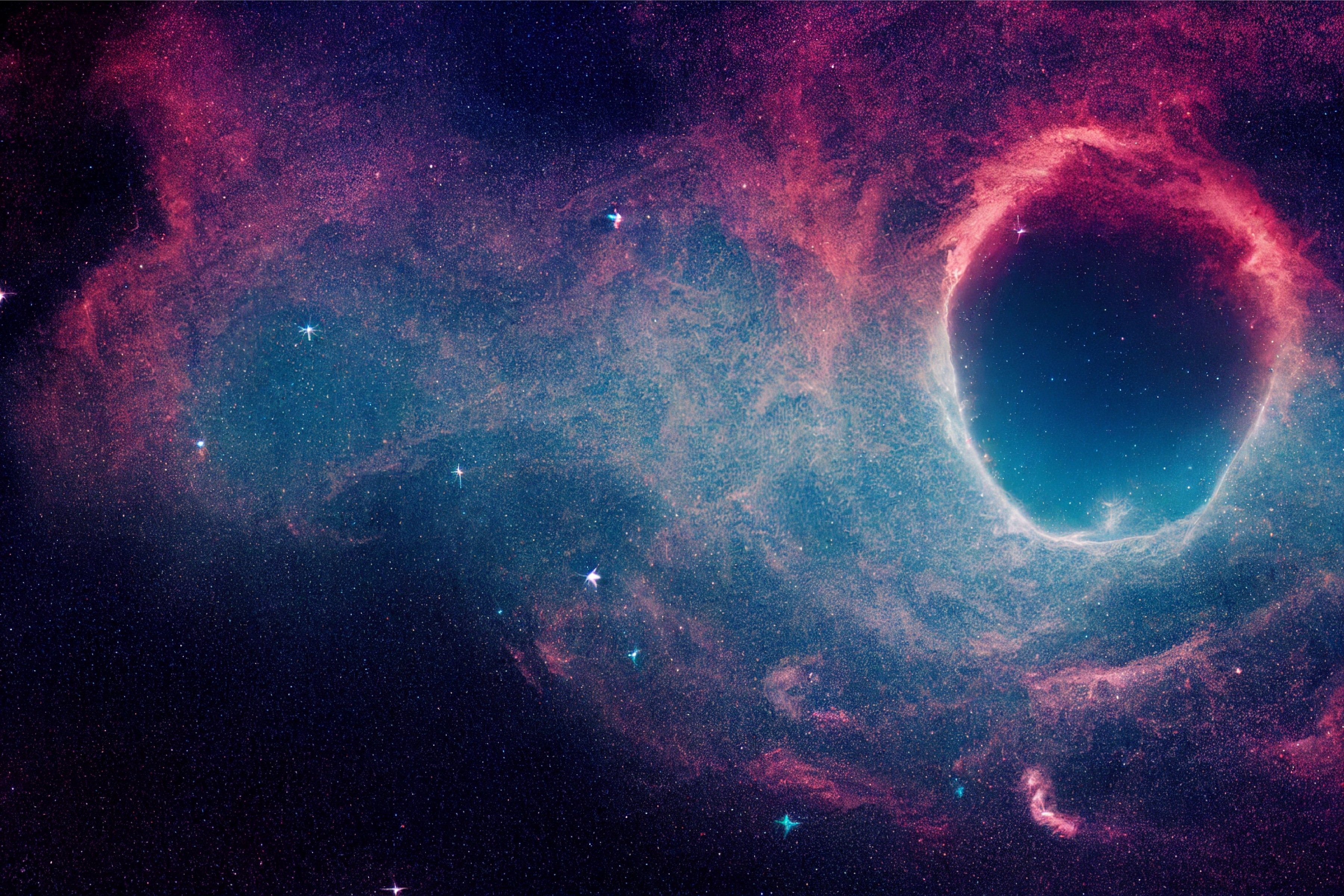 Lorsque l'on observe une galaxie aujourd'hui, on contemple aussi les traces de la poussière cosmique, qui a favorisé la formation d’hydrogène moléculaire et accéléré la naissance des étoiles. © amretsunique / Shutterstock