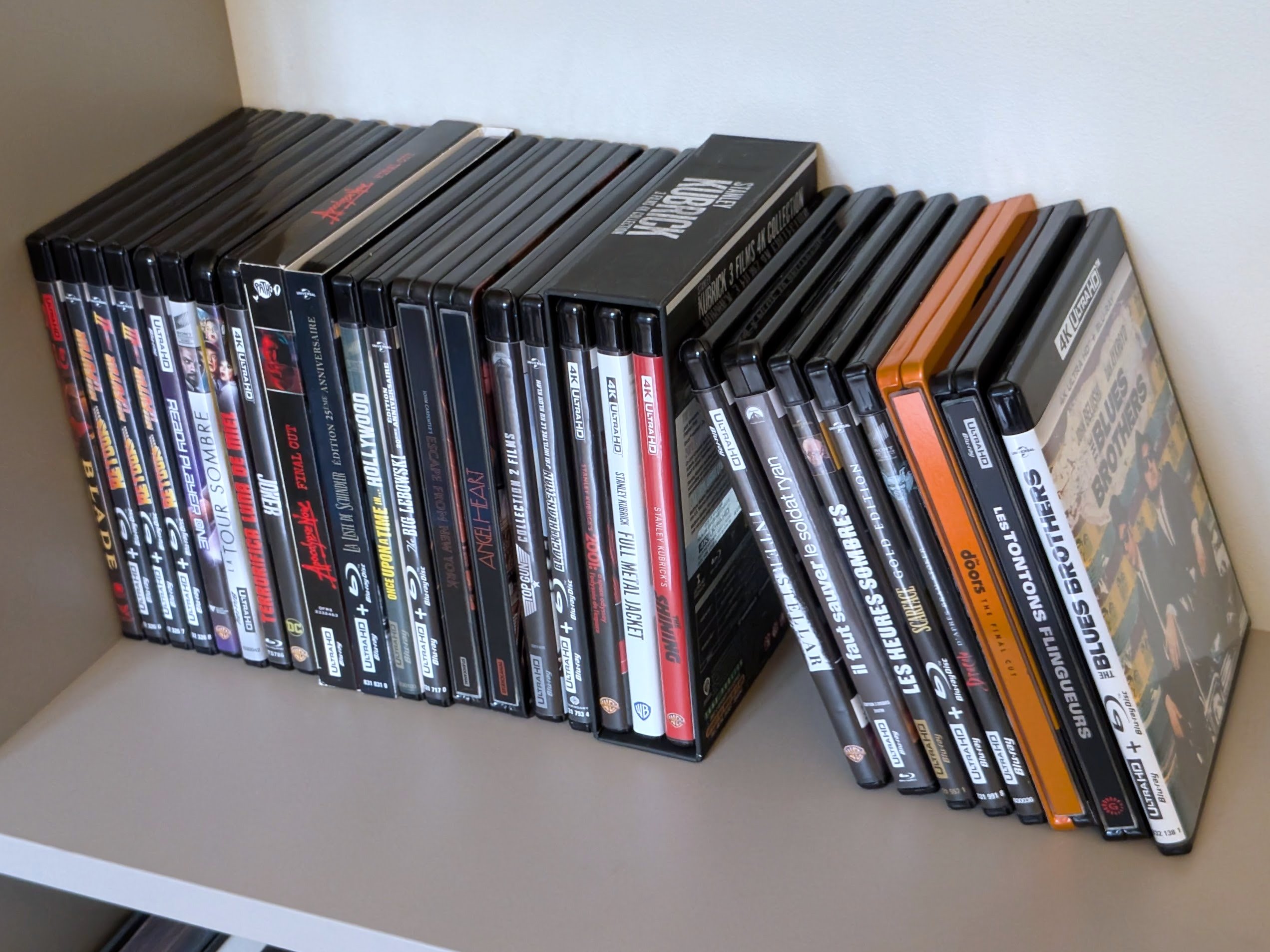 Je vois deux contraintes majeures au support physique : ça prend de la place et, comme tout support, le Blu-ray a aussi une durée de vie ! © Nicolas Guyot
