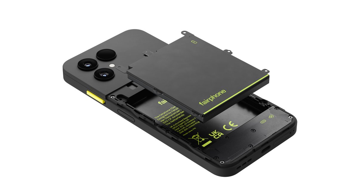 Comme ses prédécesseurs, The Fairphone est facile à réparer, et les pièces détachées toutes commercialisées par le fabricant. © Fairphone