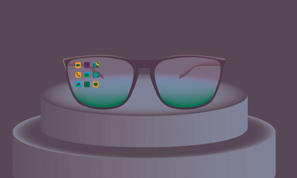 Concept d'Apple Glasses. © Shutterstock