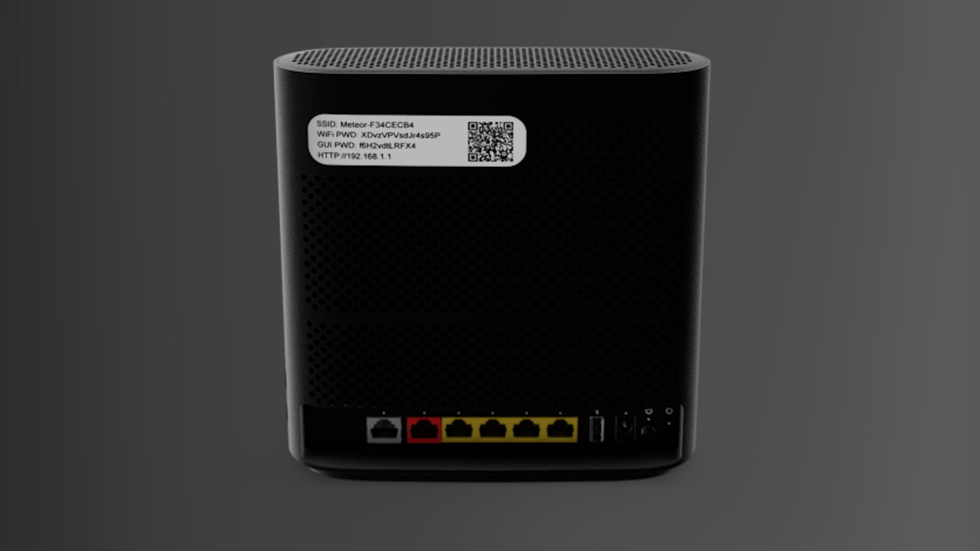 Les mensurations de la 5G box : 20,8 cm de hauteur x 0,7 cm de largeur x 20,8 cm de profondeur © Bouygues Telecom / Clubic