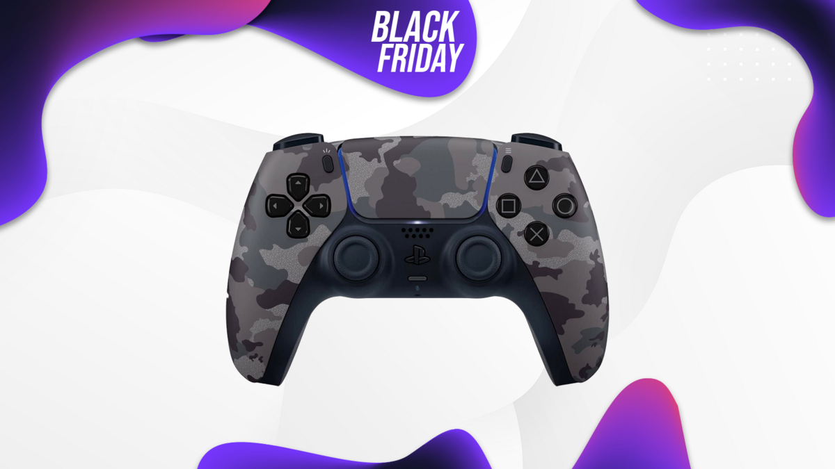 La manette DualSense pour PlayStation 5 version Camo est à 49,99 € (-33%) pour le Black Friday. © Clubic