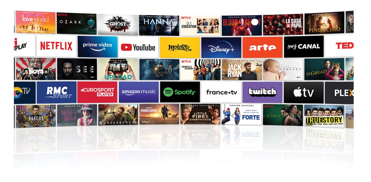 Profitez de Prime Video, Netflix, Disney+ et Amazon Music.