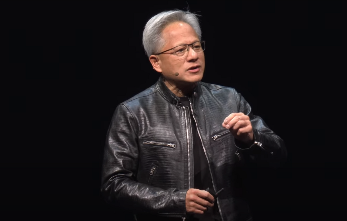 Jensen Huang lors de son discours à Computex 2024, acclamé comme une rock star © NVIDIA