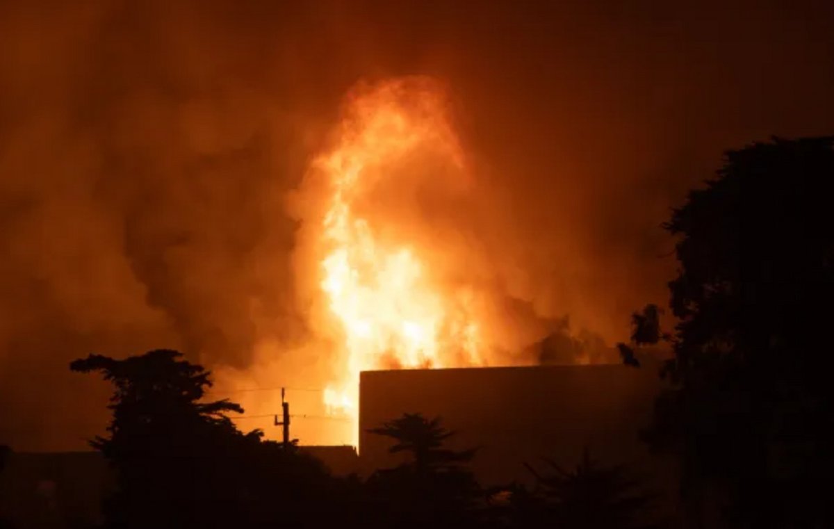 C'est le 4e incendie de cette usine depuis 2019 © Doug Duran / Bay Area News Group