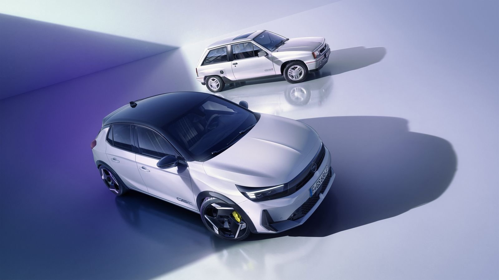 La nouvelle Opel Corsa GSE en premier plan. ©Opel