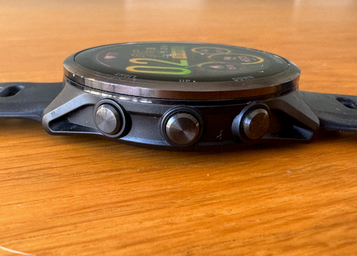 Une tranche de Garmin 570 47mm ©Philippe Du Noyer pour Clubic