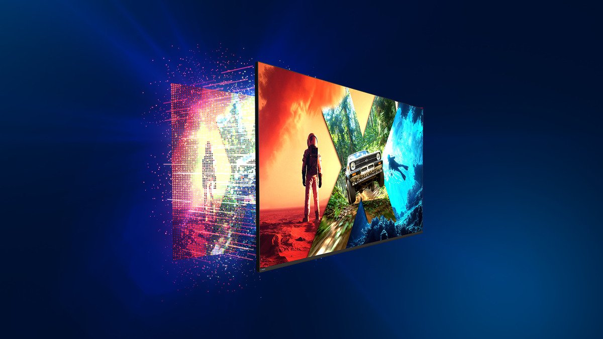 La série "The Xtra" a le droit à une dalle avec RGB MiniLED cette année chez Philips. © Philips