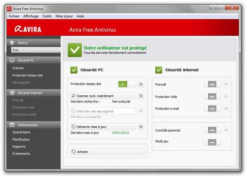 avira antivirus 2012 sur clubic