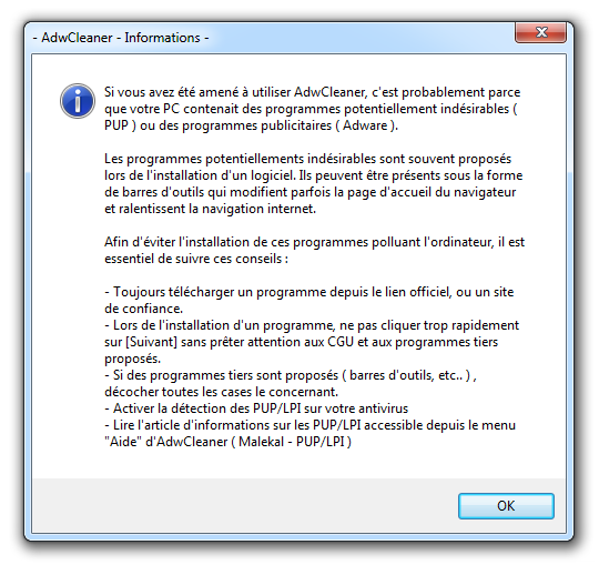 adwcleaner gratuit clubic