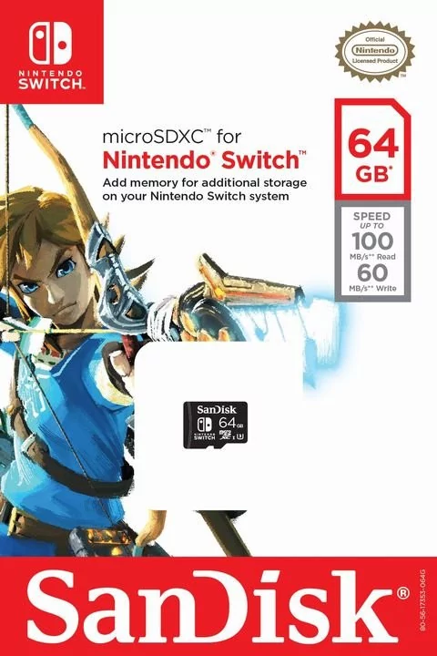 Nintendo Switch : mémoire trop juste, voilà les microSD officielles !