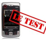 Test du PDAphone GPS Glofiish X800 (Windows Mobile 6)