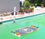 Un fan de SpaceX reproduit un atterrissage... dans sa piscine