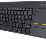 Logitech K400 Plus : le clavier spécial TV revoit son ergonomie