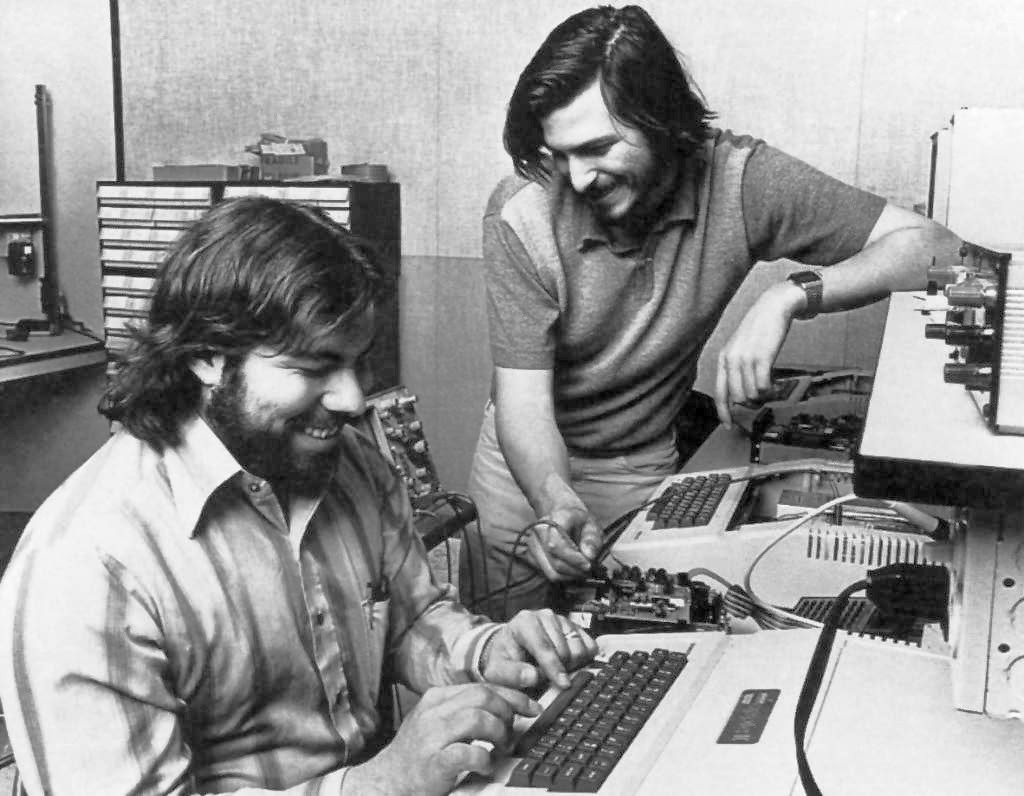 Steve Jobs et Steve Wozniak jeunes