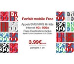 Free Mobile : le forfait 50 Go bradé à 3,99 euros par mois via vente privée