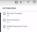 Windows 10 : les extensions du navigateur Edge font leur apparition