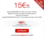 Free propose un forfait 4G illimitée pour 15,99 euros par mois 
