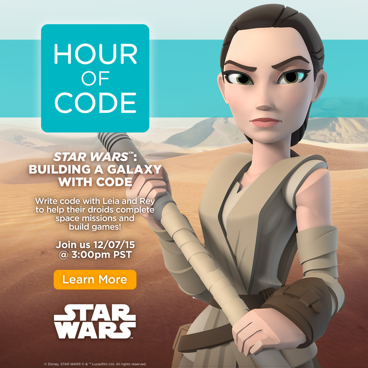 Code.org et Star Wars s'unissent pour faire découvrir le code aux enfants