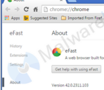 eFast Browser : le malware qui voulait remplacer Chrome