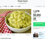 Insolite : il lève des milliers de dollars sur Kickstarter pour financer une salade de patates