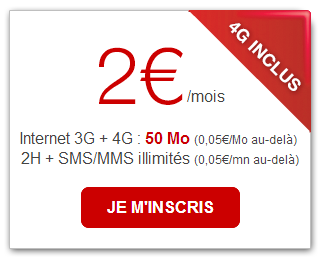 Free Mobile lance un nouveau forfait mobile 2h à 2 euros par mois