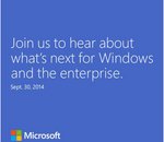Microsoft confirme un événement Windows & Entreprise le 30 septembre