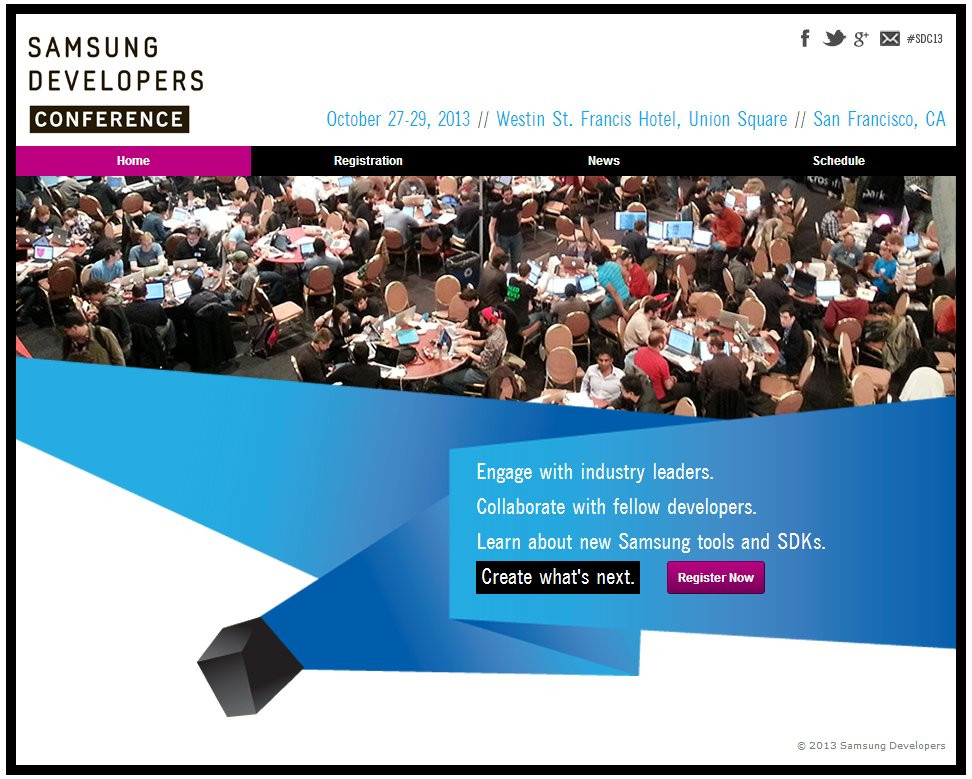 Samsung ouvre les inscriptions pour sa première DevCon