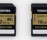 Exceria : des cartes SD allant jusqu'à 240 Mo/s chez Toshiba