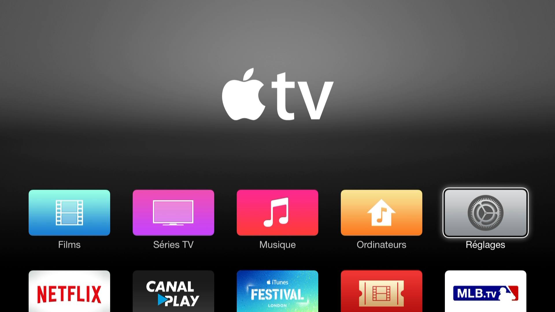 Тв главный экран. Apple TV 4k меню. Меню Apple TV 3. Apple TV Интерфейс. Apple TV главное меню.