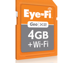 Eye-Fi Geo X2 : une nouvelle carte mémoire Wi-Fi géolocalisée