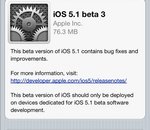 Apple livre la bêta 3 d'iOS 5.1 aux développeurs